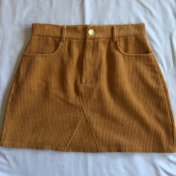 Women's | SHEIN | Buttoned Front Cord Skirt - Picture 2 of 5